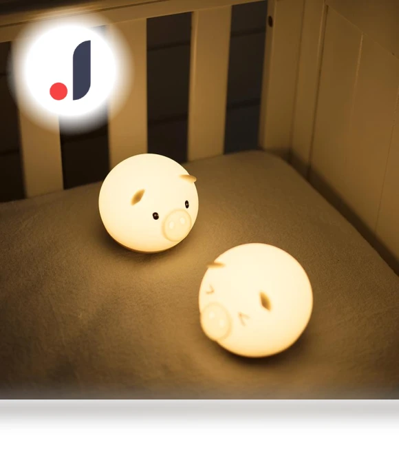 Night Light Pig with Touch Switch — Night Lights, Binchi Lighting Appliances