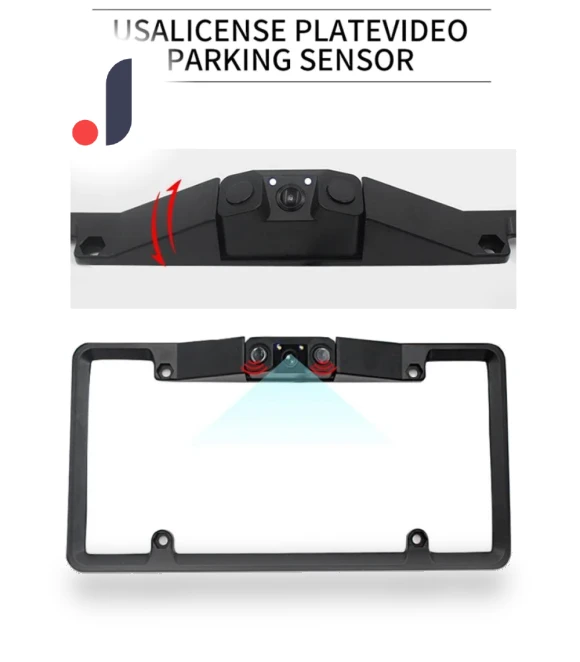 Parking Sensor Frame with 2 Ultrasonic Sensors and 1 Camera — Car Accessories & Gadgets, Reakosound