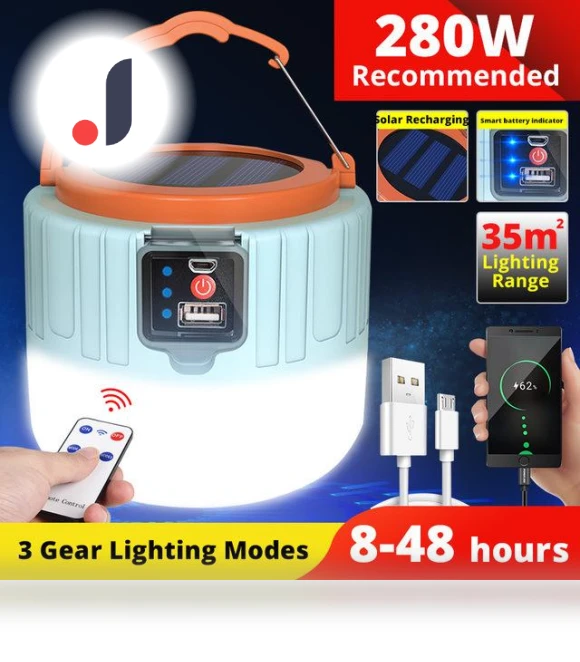 Portable LED Emergency Light with Mobile Charging — Flashlights, AI Supermarket