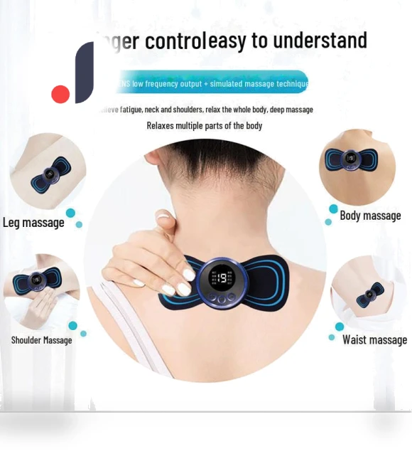 Portable Mini Neck Massager Patch — Muscle Stimulators, AI Supermarket