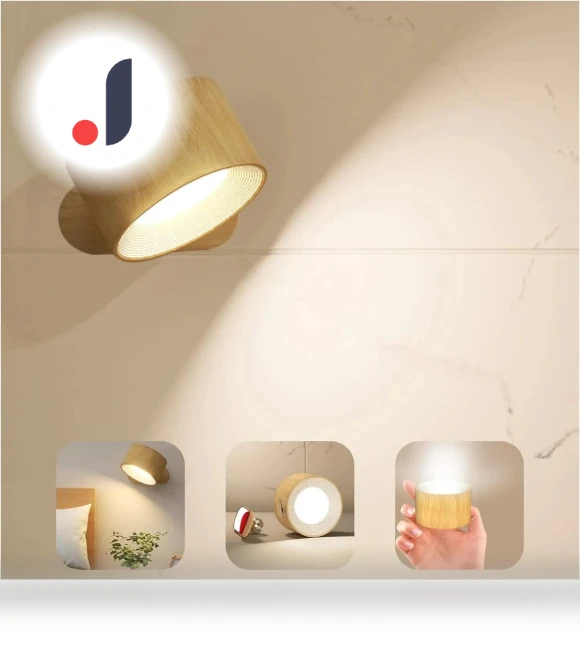 Rechargeable LED Wall Light with Touch and Remote Control — Wall Lighting, Vinde Home