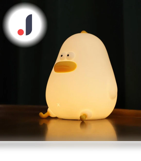 Silicone Duck Night Light — Night Lights, Binchi Lighting Appliances