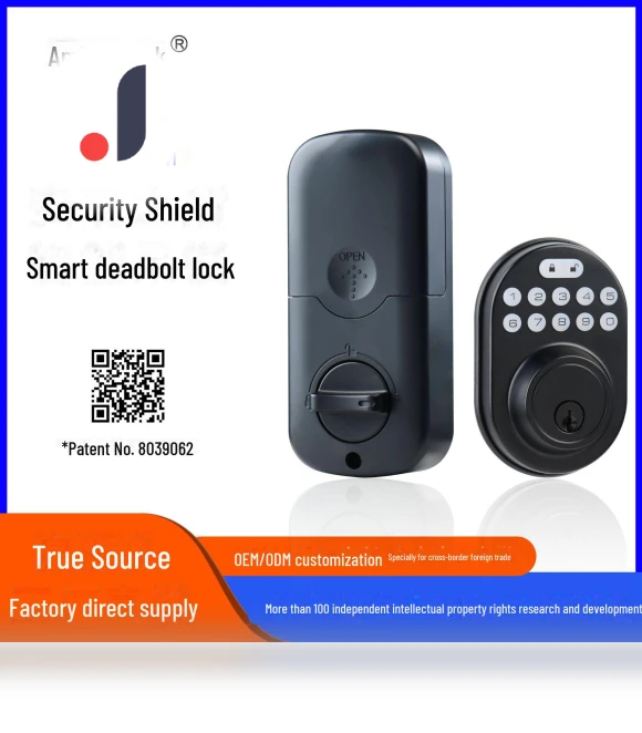 Smart Deadbolt Lock with Patented Password Protection — Padlocks & Hasps, Apex Gear