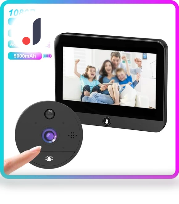 Smart Door Viewer with Camera — Smart Home Security, Jakemy