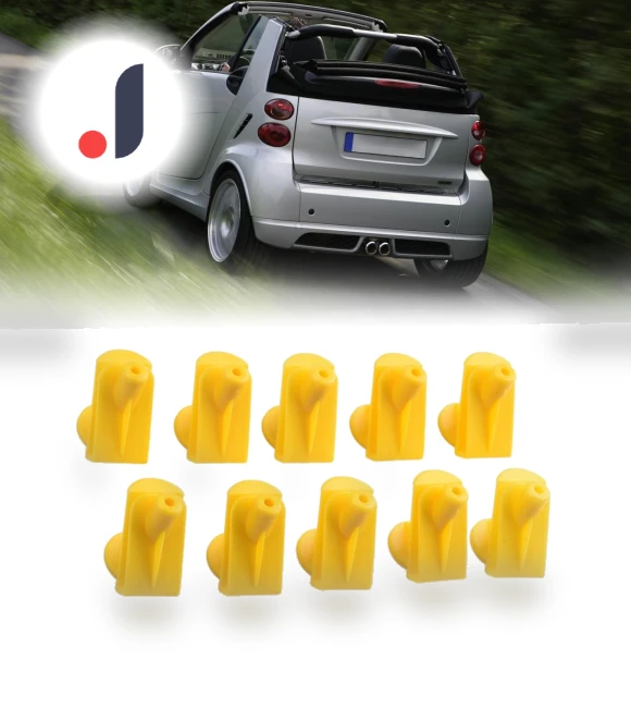 Smart Fortwo underbody trim clamp mounting parts — Car Essentials, Ahri