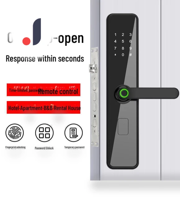 Smart Lock with Fingerprint and Password — Padlocks & Hasps, Apex Gear