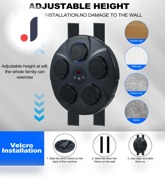 Smart Musical Boxing Trainer with Boxing Gloves — Boxing Training Gear, Wosawe outdoor sports