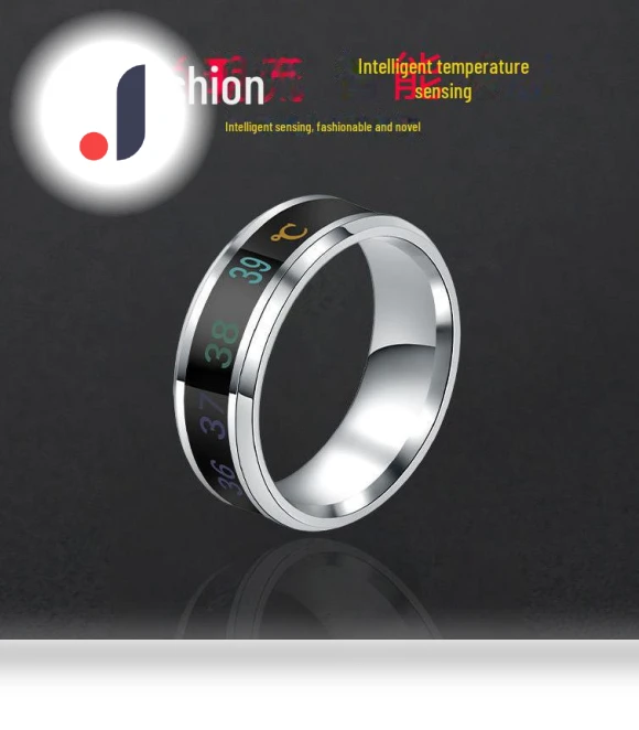 Smart Ring with Temperature Sensor — Smart Rings, 16Double8