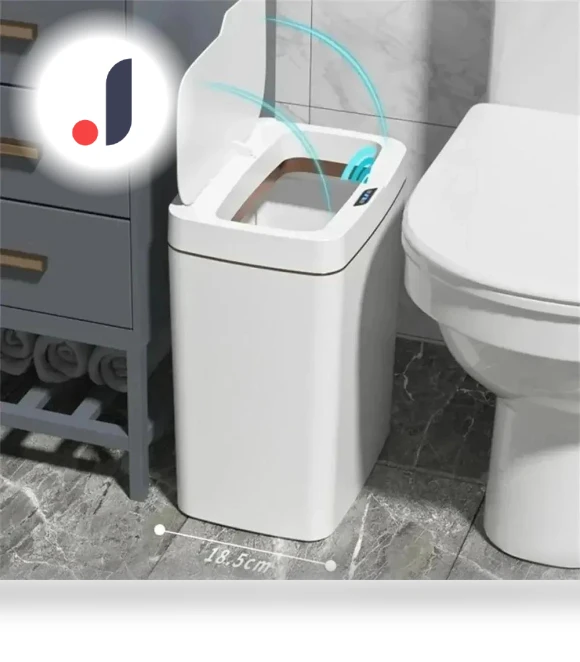 Smart Trash Can for Bathroom — Waste Baskets, liuxinyu