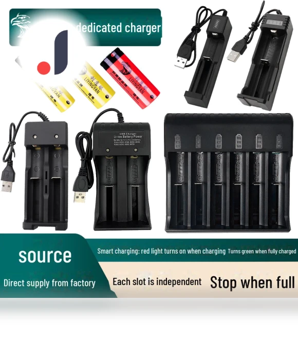 Smart USB Charger for Lithium Batteries — Chargers, AI Supermarket