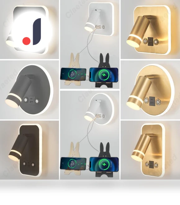Tricolor LED Touch Bedside Lamp — Desk & Table Lighting, Binchi Lighting Appliances