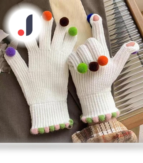 Winter Knitted Gloves for Women — Arm Warmers, Refreshing Home