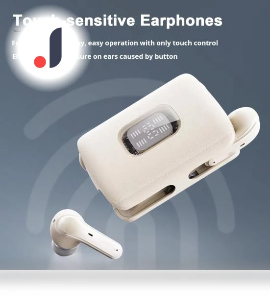 Wireless Earbuds with Touch Control and Noise Cancellation — In-Ear Headphones, Computer Life