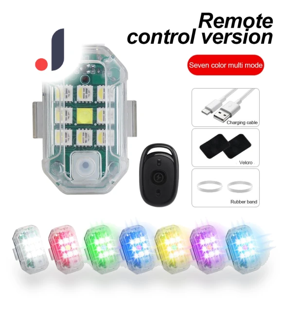 Wireless Remote Control LED Strobe Light — Vehicle Safety Signals, Auto Launcher