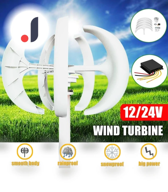 1600W 12V/24V Wind Turbine Generator — Renewable Energy Solutions, The Romantics