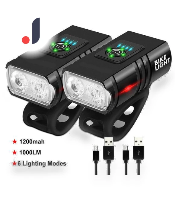 Bicycle Front and Rear Light Set — Bike Light Sets, AI Supermarket