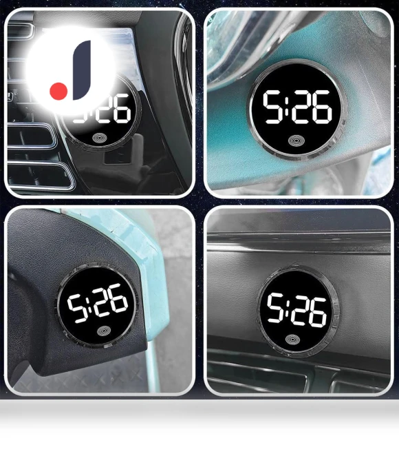 Car Glow Clock with Touch Control — Clock, Autobots