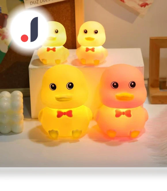 Cartoon Silicone Sleep Lamp Duck Night Light — Lamps & Shades, TC Home lighting