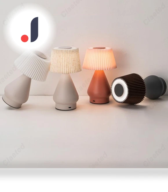Creative LED Fabric Lampshade with Touch Dimming — Lighting Accessories, Elegant Living House