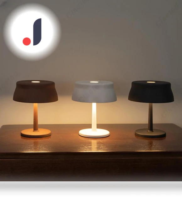 Creative LED Touch Dimming Retro Metal Decorative Lamp with USB Charging Port — Creative Lighting Solutions, Elegant Living House