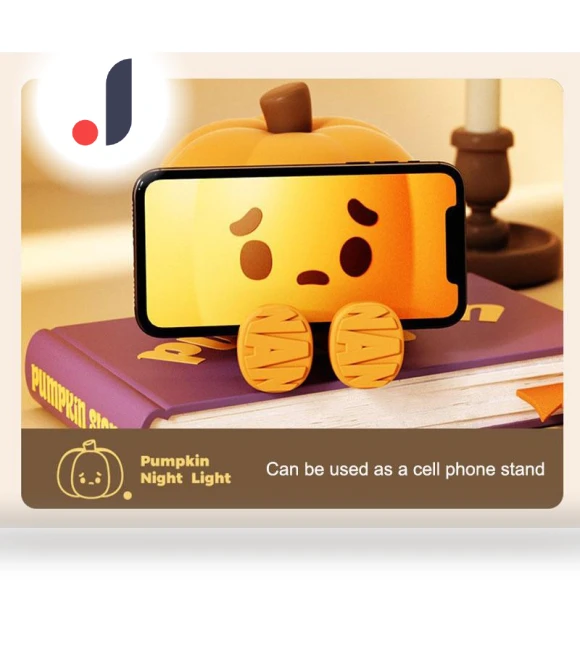 Cute Pumpkin Night Light — Night Lights, Lullabey