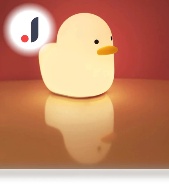Cute Silicone Night Light with Touch Sensor — Lamps & Shades, Elegant Living House