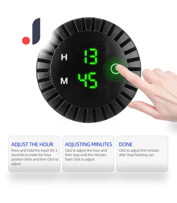 Electronic Car Panel Clock — Clock, A Auto Parts Mall