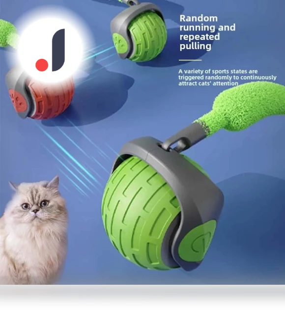 Interactive Smart Rolling Ball Toy — Cat Playthings, Diana Pet Stuff