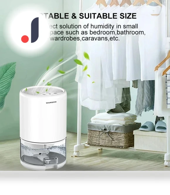 Portable Air Dehumidifier 2-in-1 — HEPA Air Purifiers, Modern Home Furnishing