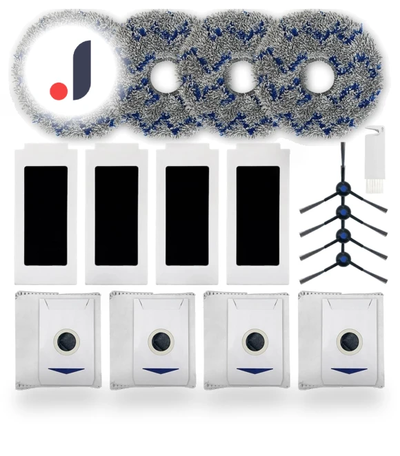 Robot Vacuum Cleaner Side Brush Hepa Filter Mop Fabric Accessories — Parts & Accessories, Elegant Living House