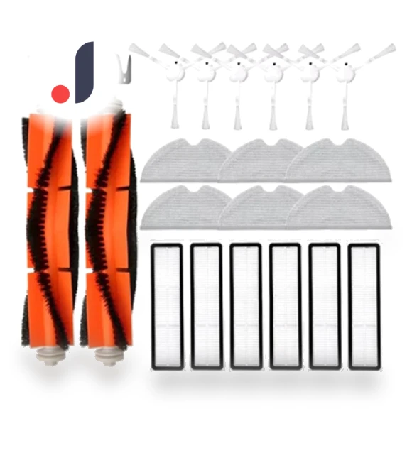 Roller Side Brush, HEPA Filter, Mop Cloth Accessories — Parts & Accessories, Elegant Living House