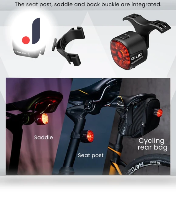 Smart Bike Brake Tail Light — Bike Headlights, GYROBALL