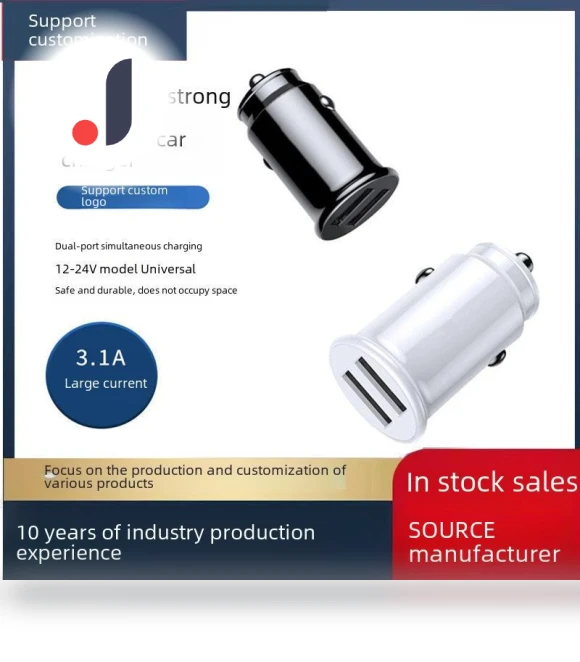 Smart Car Charger with Dual USB Ports — Vehicle Power Solutions, AI Supermarket
