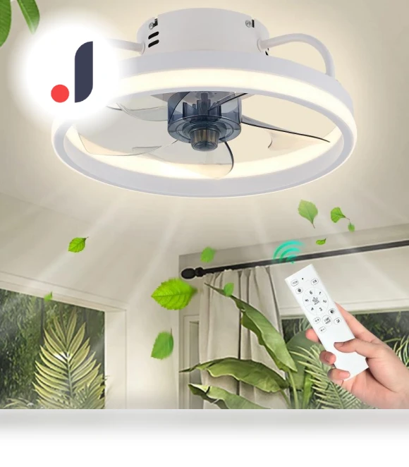 Smart Ceiling Fan with Light — Ceiling Fans, Intelligent Living Hall