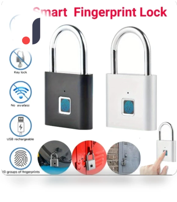Smart Fingerprint Padlock — Locks, Serene Homes