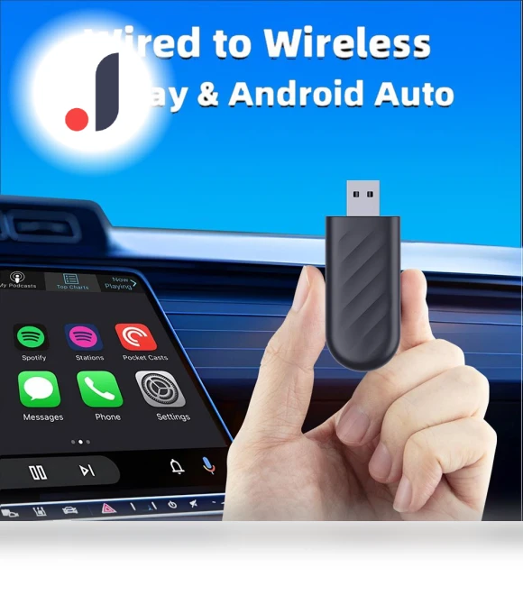 Wireless CarPlay Adapter 2-in-1 for Apple iPhone Android — Phone Accessories, 888 Auto Parts Town