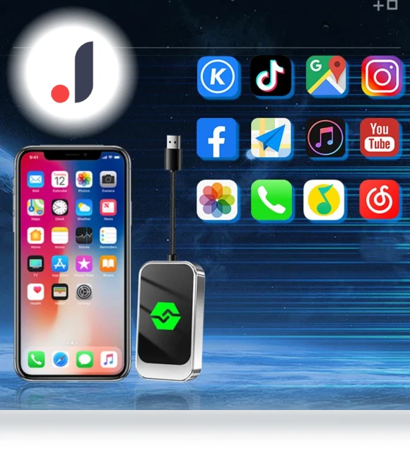 Wireless CarPlay Android Auto Bluetooth Adapter — Phone Accessories, Kebidumei