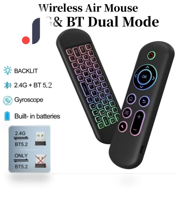Wireless Gyroscope Air Mouse Remote Control — Keyboards, Jumaocun-Fashions
