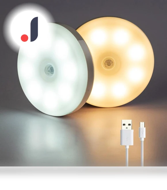 Wireless Motion Sensor LED Night Light — Night Lights, Binchi Lighting Appliances