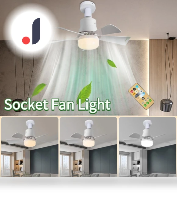 Wireless Remote Control LED Ceiling Fan with Light — Ceiling Fan Lighting Solutions, HY Life House