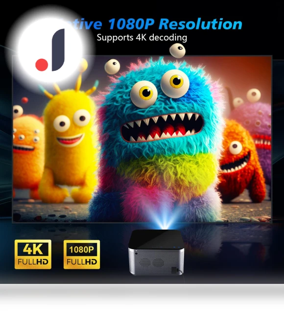 4K Smart Projector — Home Theater Projectors, Magcubic
