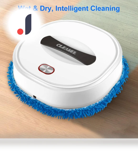 Automatic Dry Wet USB Floor Washing Machine — Smart Cleaning Robots, Good Household Items