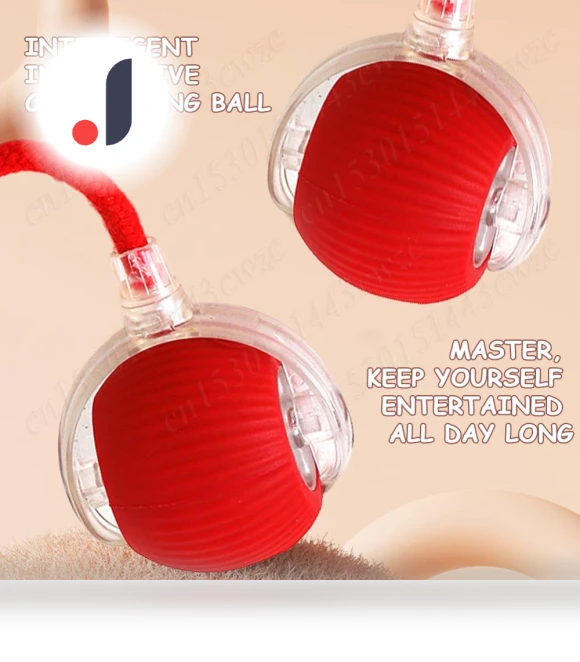 Automatic Rolling USB Charging Pet Toy Ball — Interactive Animal Companions, Luminaire Lighting Mall