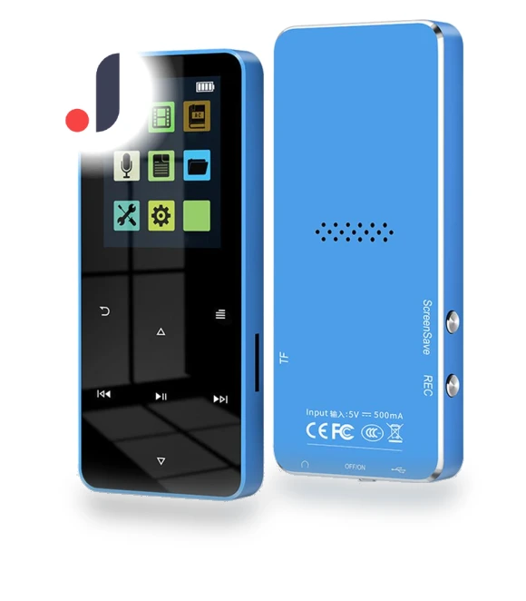 Bluetooth MP4 Player with Built-in Speaker — Portable Media Players, Home Furnishing Department Mall