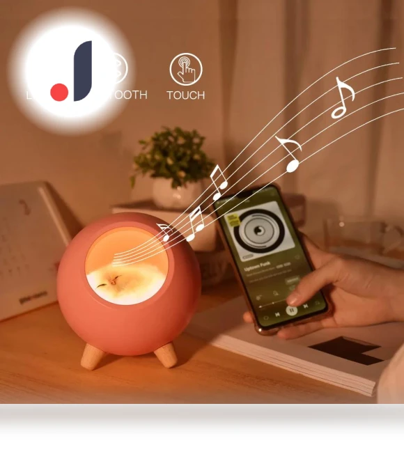 Creative LED Night Light with Cute Cat — Night Lights, Wrigleys