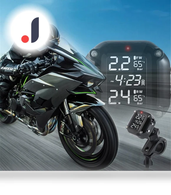 Digital Display Motorcycle Wireless Tire Pressure Monitoring System — Fuel Pressure, RuJia Home Decor