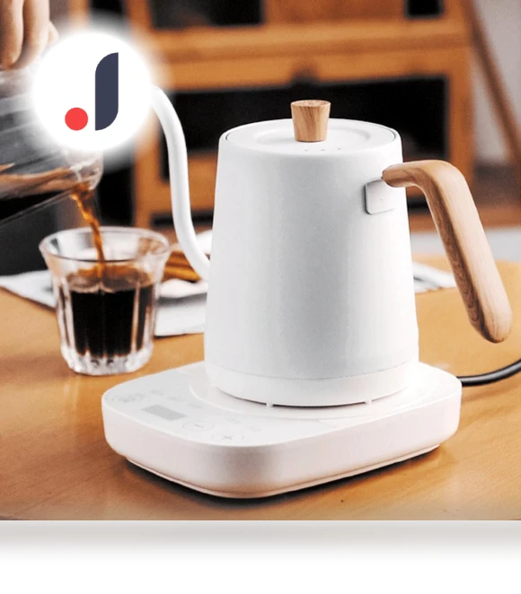 Electric Kettle with Curved Neck — Kettles & Tea Machines, A Surname Home