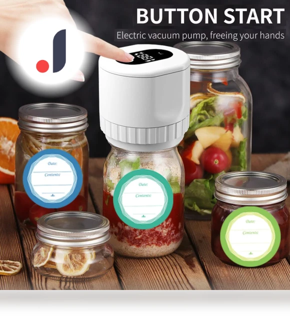 Electric Vacuum Sealer Mason Jar Kit — Vacuum Bags, Good Household Items