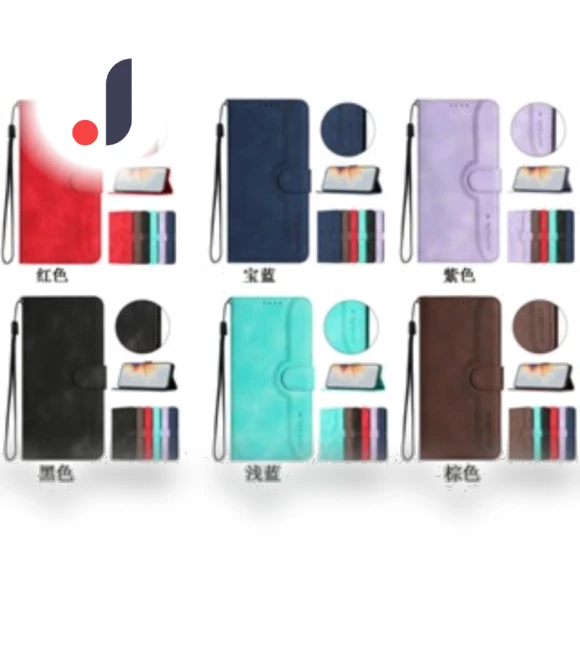 Leather Case Flip Card Slot Stand Holder Protective Shockproof Wallet Cover — Phone Accessories, huhong718