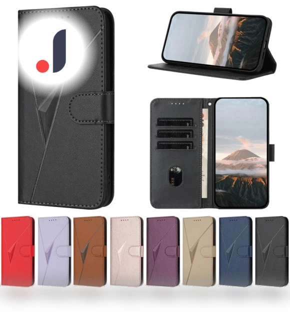 Leather Case with Card Holder — Flip Cases, huhong718